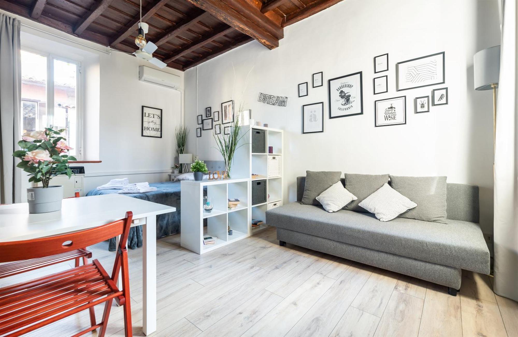 Cozy Studio Campo De Fiori Rzym Zewnętrze zdjęcie